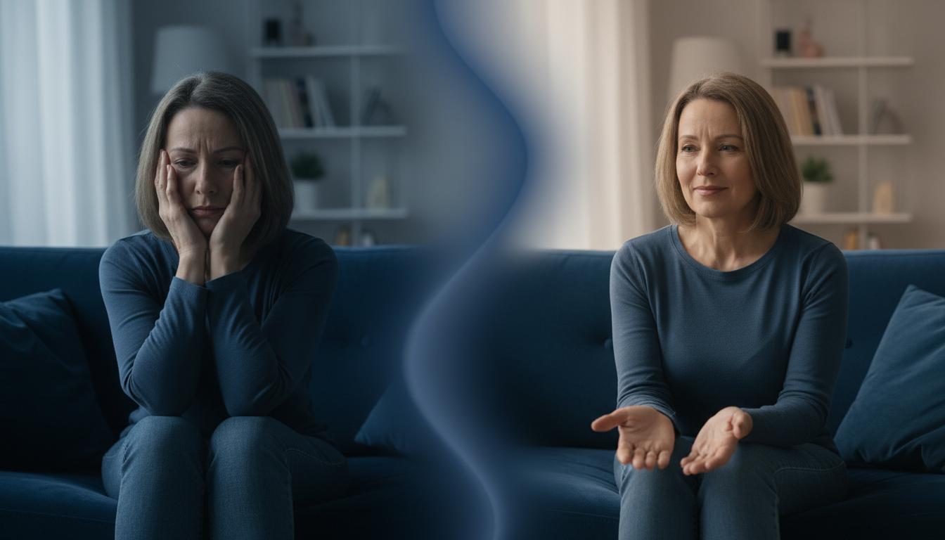 Família preocupada vs família tranquila